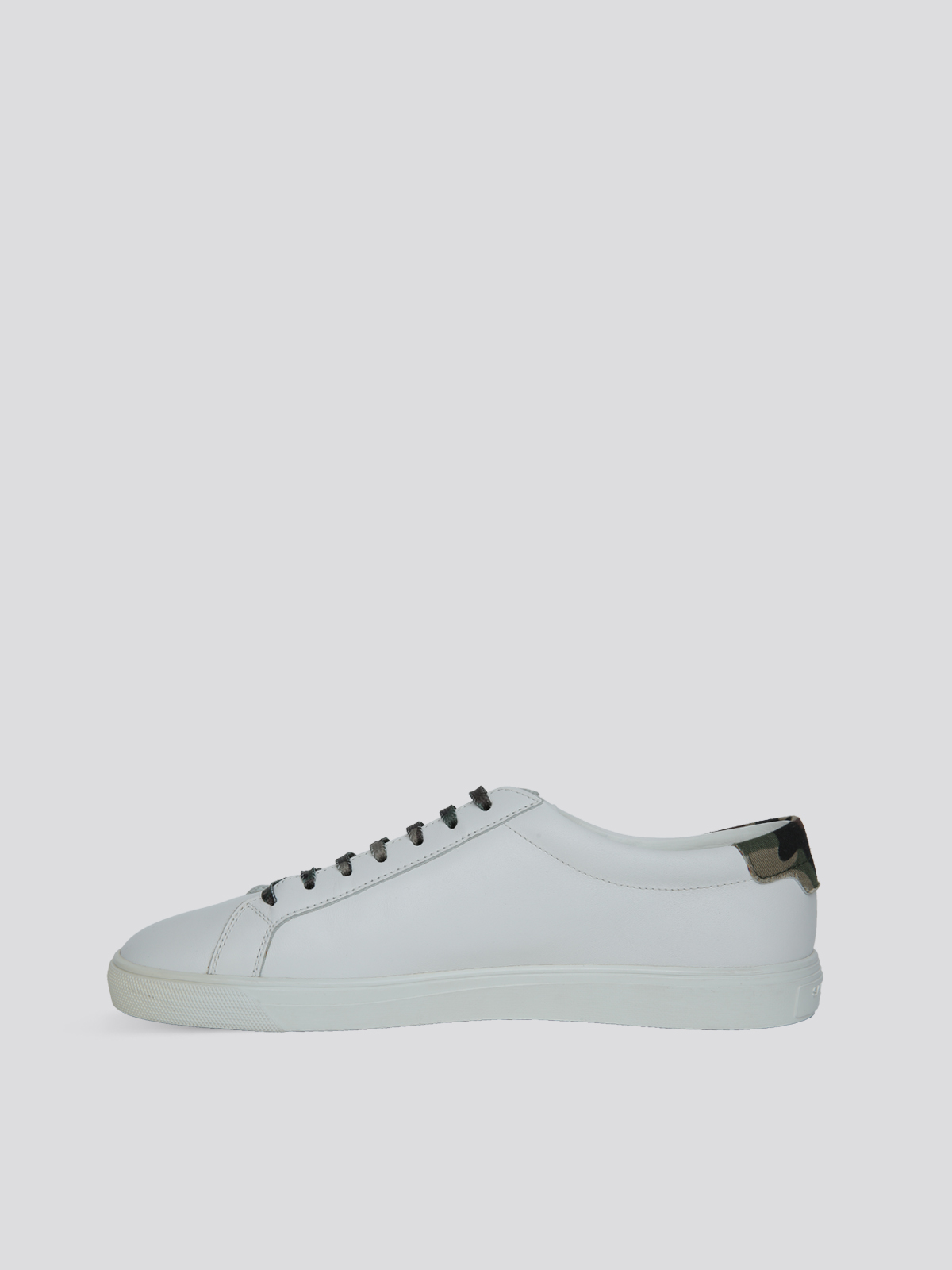Saint Laurent Leather Sneakers - White Sneakers, Shoes - SNT245714